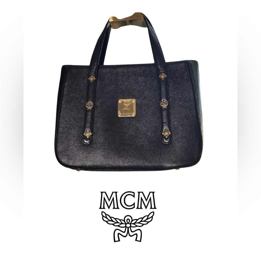 MCM Vintage Munich Black Tote